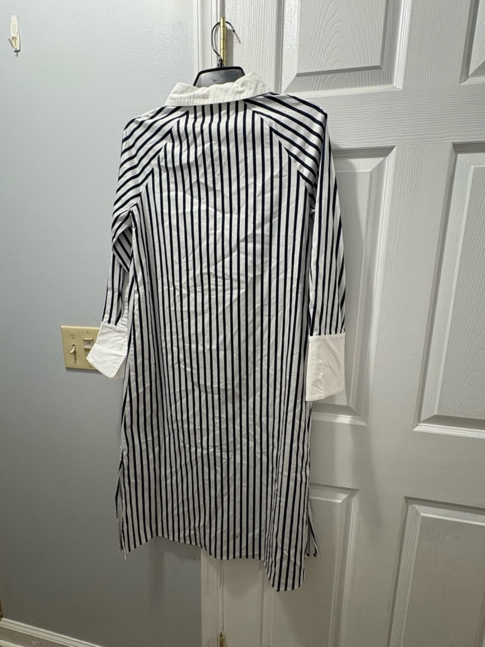 Everyone Loves The Weekend Kat Jamieson Striped Shirtdress Size Small- No belt - Picture 3 of 5